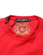 Red Goodluck 2023 Cotton Crew Neck T-shirt
