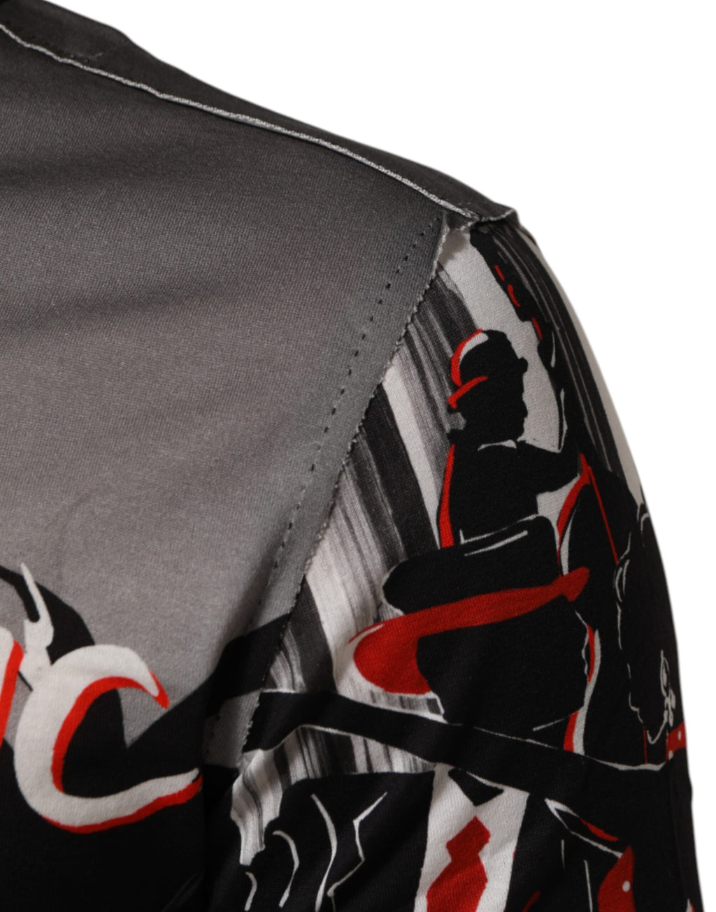 Multicolor Agrigento Dance Jazz Music Print T-shirt