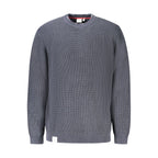 Blue Cotton Men's Sweater