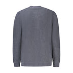 Blue Cotton Men's Sweater