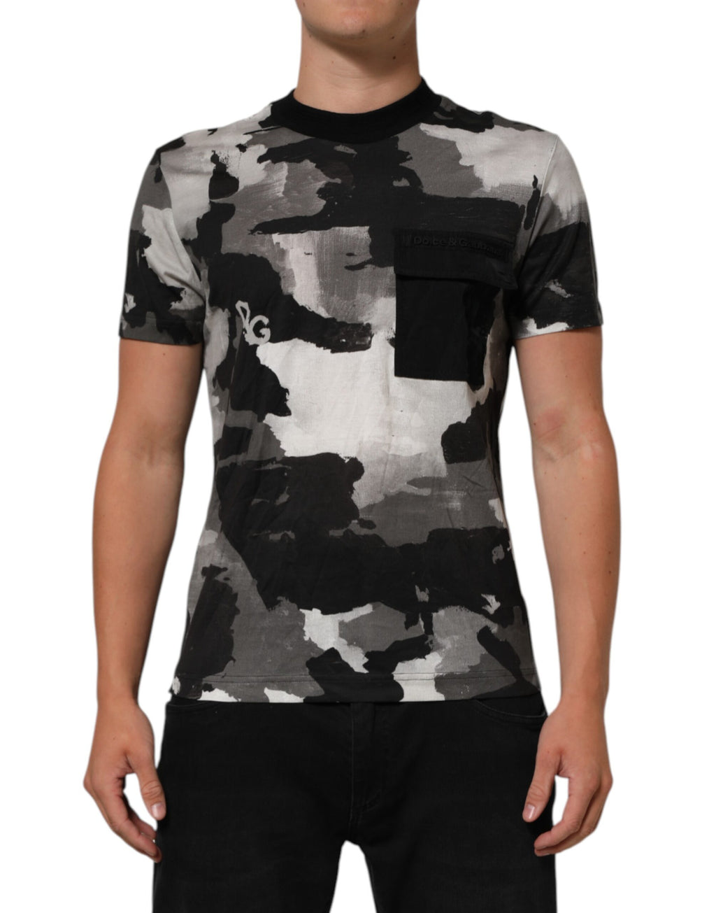 Multicolor Camouflage Men Short Sleeves T-shirt