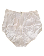 Off White Silk High Waist Girdle Panty Underwear