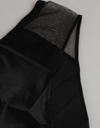 Black Silk Stretch High Waist Panty Underwear