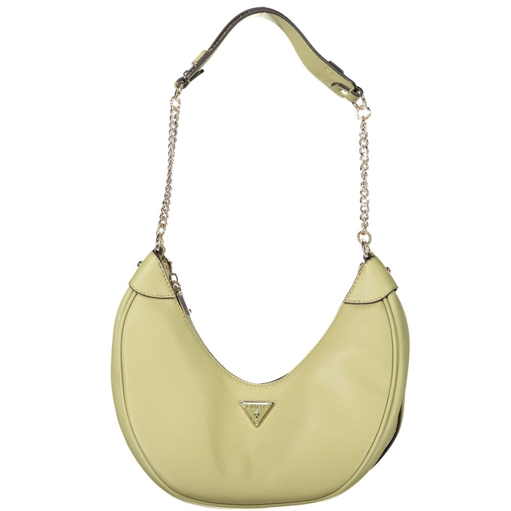 Verde Polyurethane Women Handbag