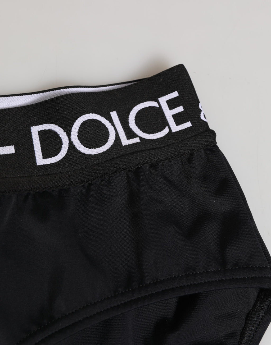 Black Nylon Logo Waistband Shorts Underwear