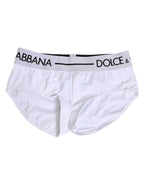 White Nylon Logo Waistband Shorts Underwear