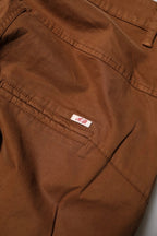 Brown High Waisted Flared Cut Pants