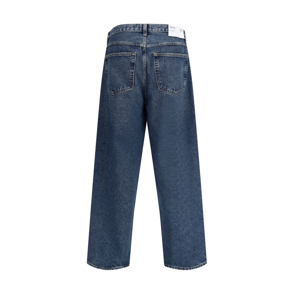 Blue Cotton Jeans Denim