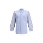 Blue Cotton Pattern Shirt