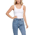 White Cotton Tank Tops