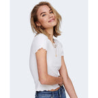 White Polyester T-Shirt