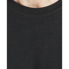 Black Cotton Long Sleeve T-Shirt