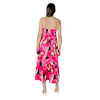 Multicolor Viscose Long Dress