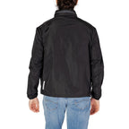 Black Polyester Shell Jacket