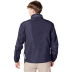 Blue Polyester Shell Jacket