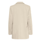 Beige Recycled Polyester Blazer