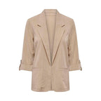 Beige Viscose Blazer