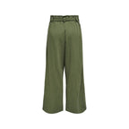 Green Viscose Casual Pants
