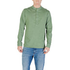 Bicolor Cotton Long Sleeve T-Shirt