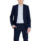 Blue Polyester Blazer