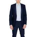 Blue Polyester Blazer