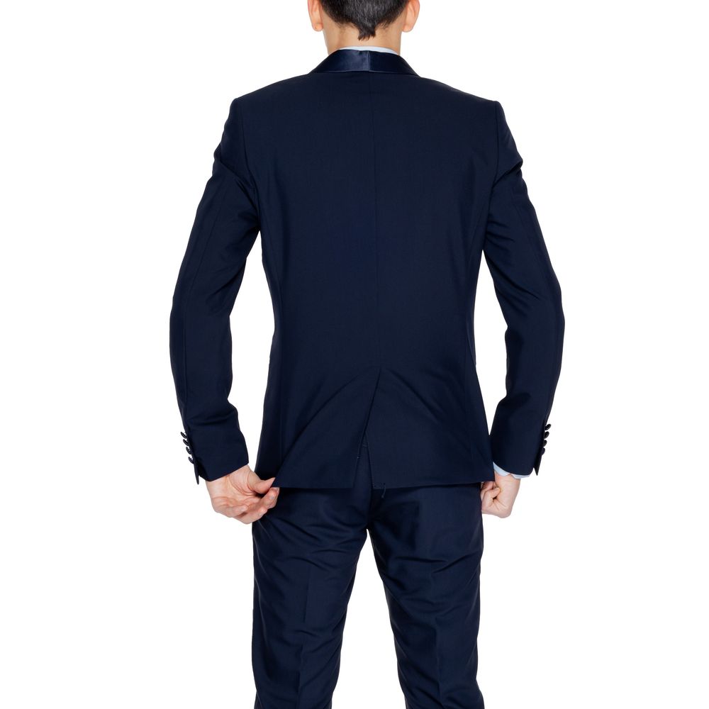 Blue Polyester Blazer