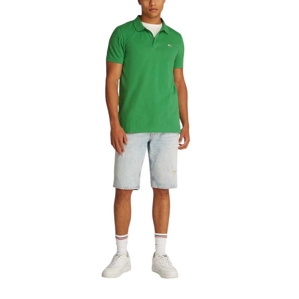 Bicolor Cotton Polo Shirt