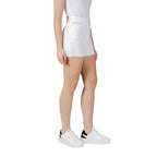 White Cotton Shorts