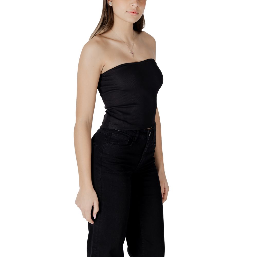 Black Recycled Cotton Top