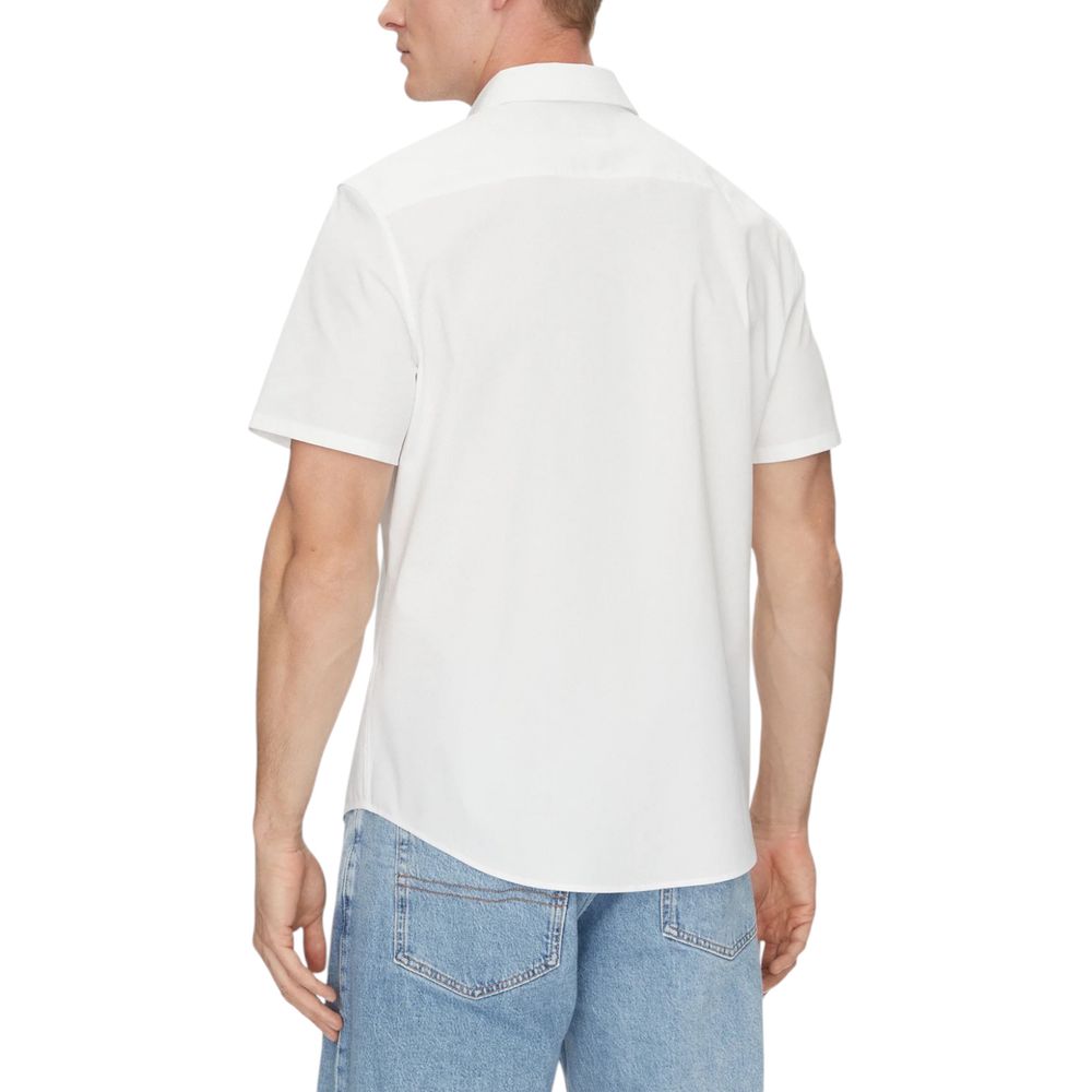 White Organic Cotton Shortsleeve Shirt