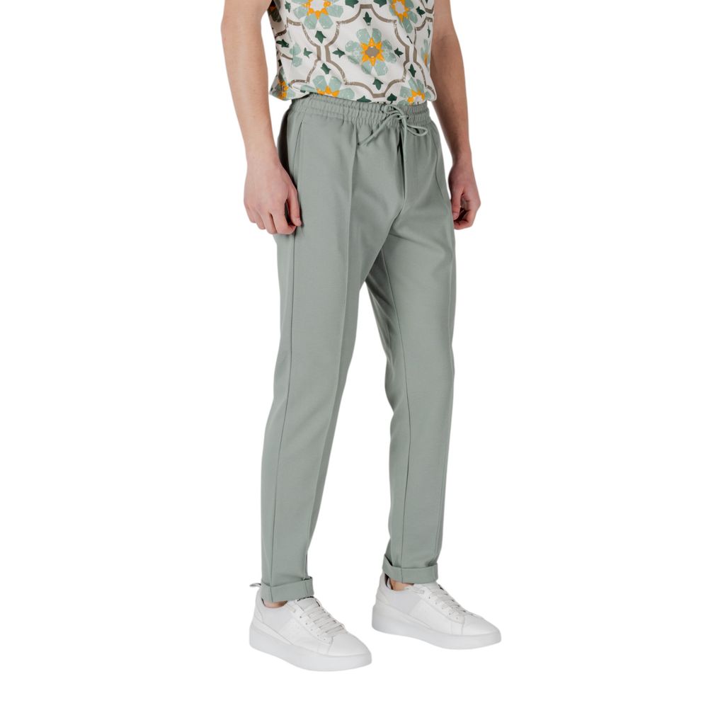 Bicolor Polyester Joggers (Workout Pants)