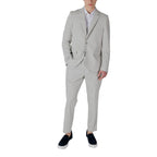 Gray Polyester Blazer