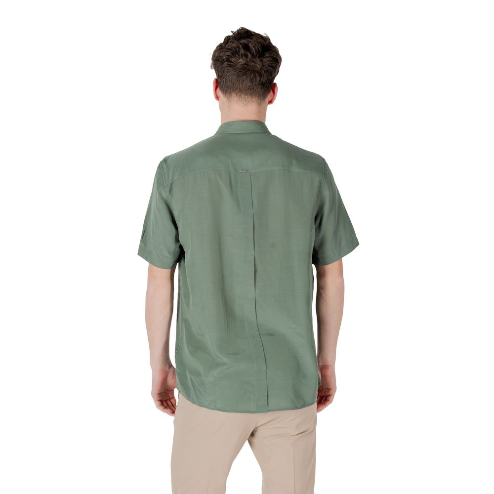 Bicolor Lyocell Shortsleeve Shirt