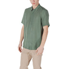 Bicolor Lyocell Shortsleeve Shirt