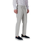 Gray Polyester Dress Pants