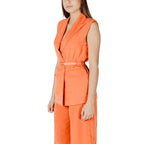 Orange Lyocell Waistcoat