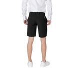 Black Polyamide Bermuda Shorts