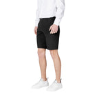 Black Polyamide Bermuda Shorts