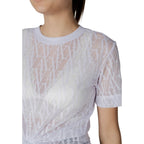 White Polyester T-Shirt