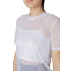 White Polyamide T-Shirt