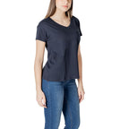 Blue Cotton T-Shirt