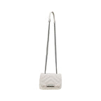 White Polyester Handbag