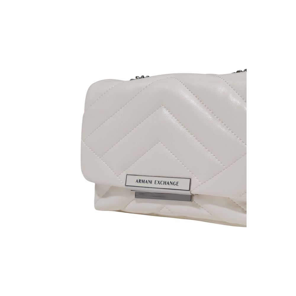 White Polyester Handbag