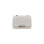 White Polyester Handbag
