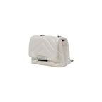 White Polyester Handbag