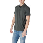 Green Cotton Polo Shirt