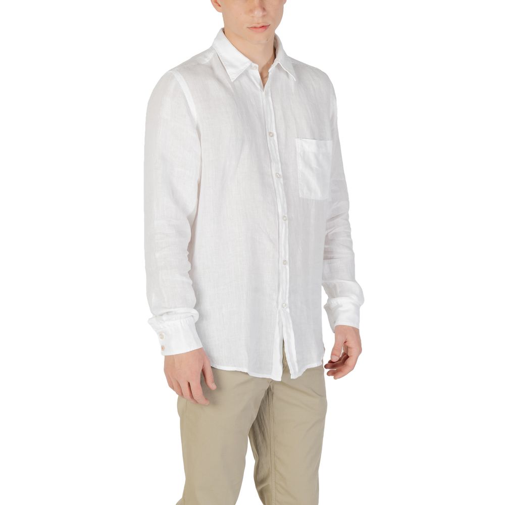 White Linen Dress Shirt