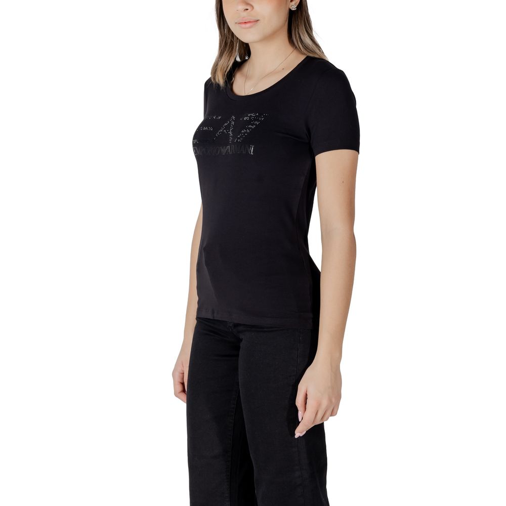 Black Cotton T-Shirt