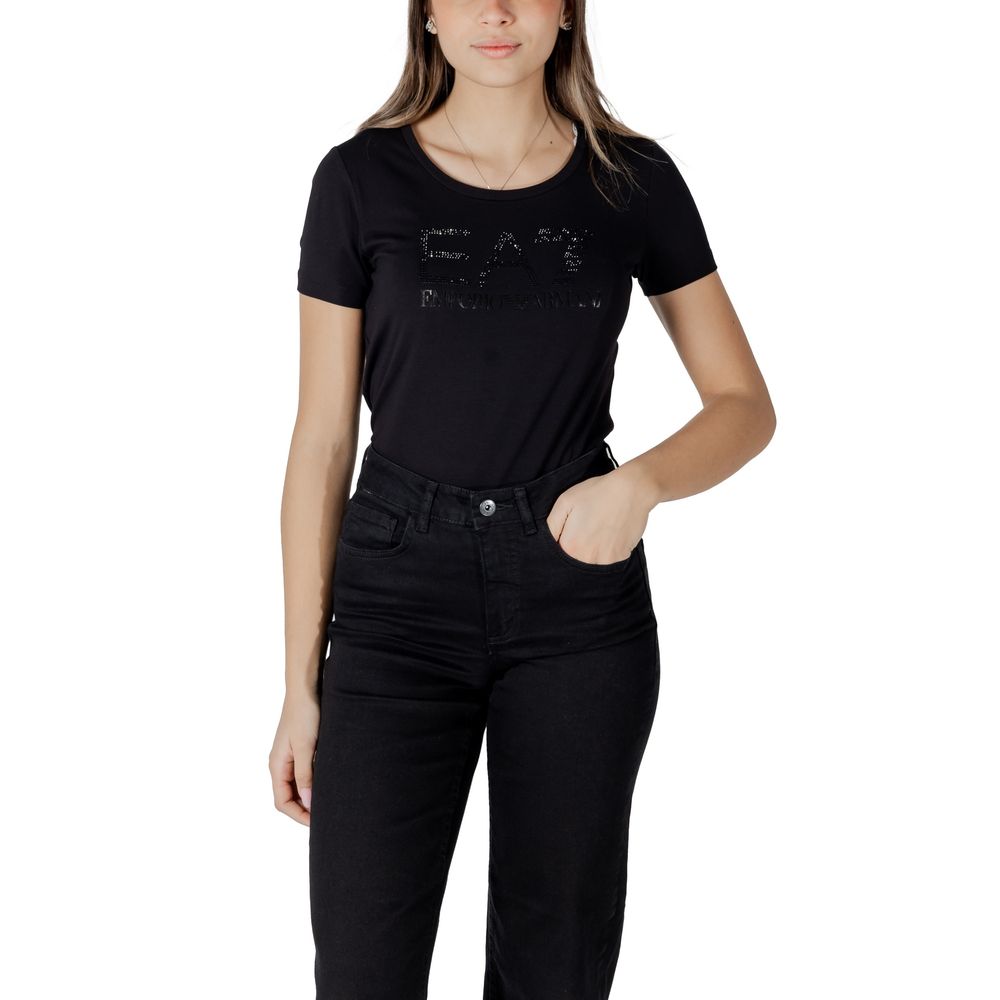 Black Cotton T-Shirt