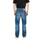 Blue Cotton Relaxed Fit Jeans